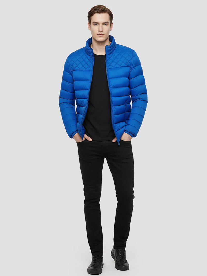 Men's fitted winter down jacket