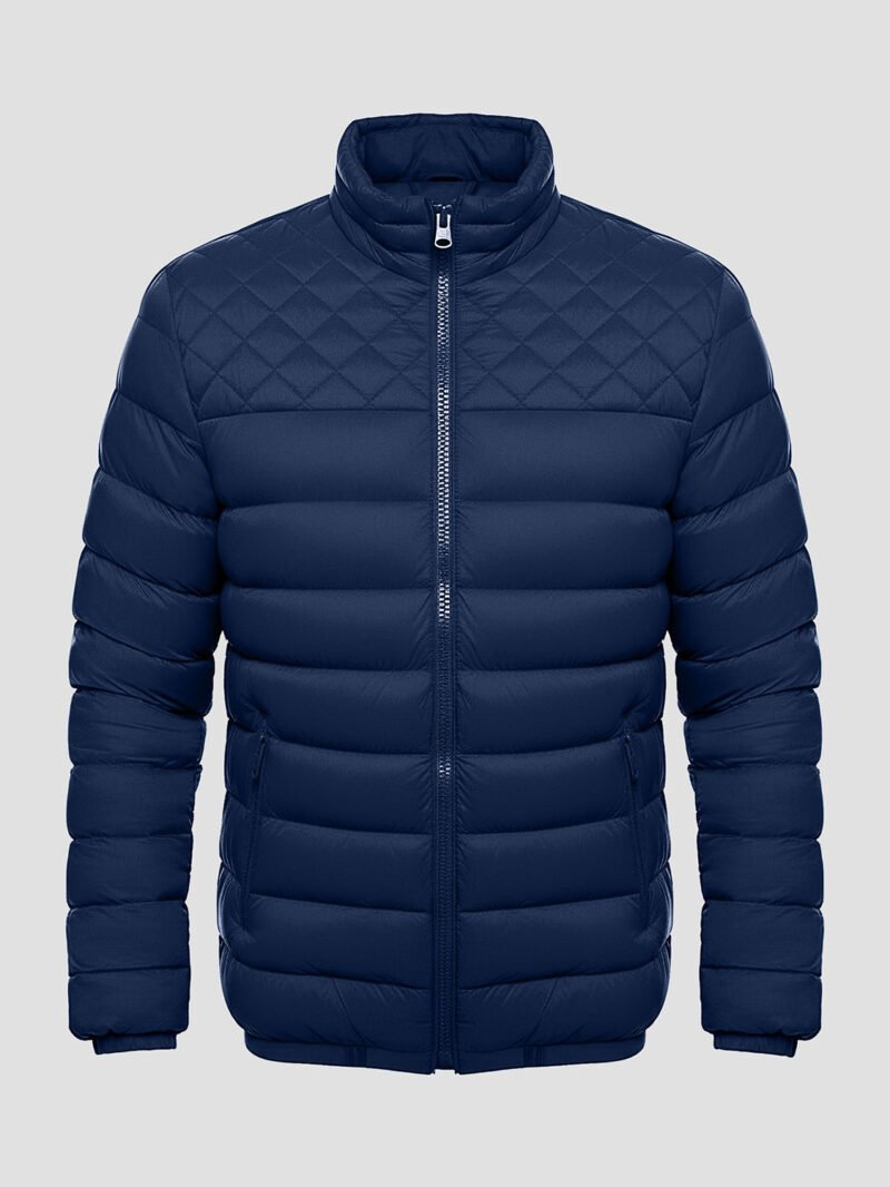 Men's fitted winter down jacket