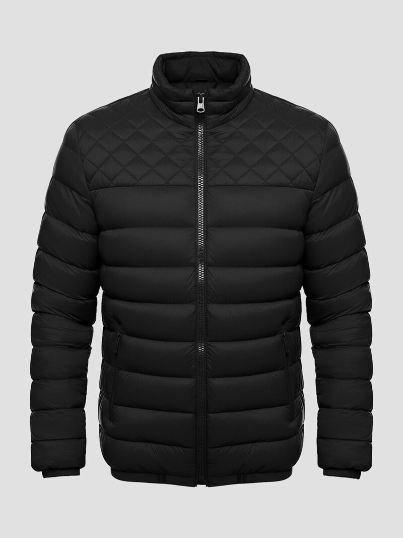 Men's fitted winter down jacket