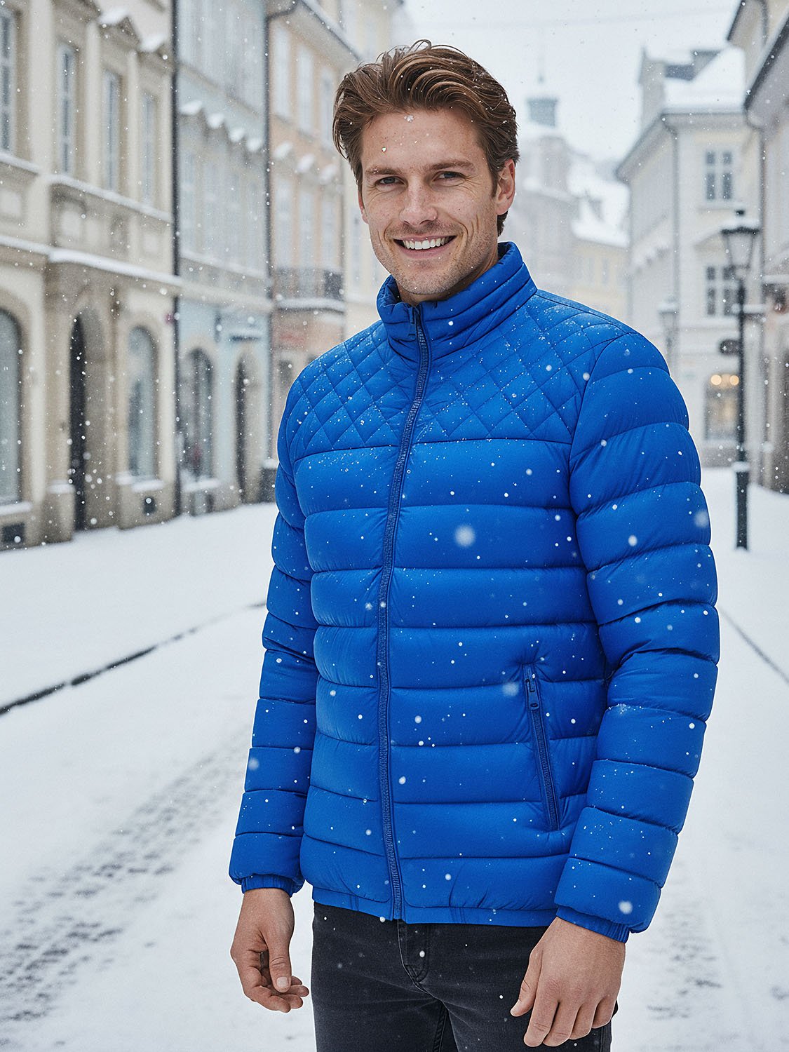 CONTOUR – Doudoune d'hiver cintrée pour homme 5 Men's fitted winter down jacket