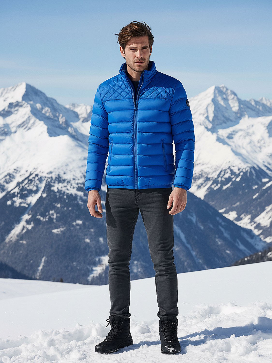 CONTOUR – Doudoune d'hiver cintrée pour homme 6 Men's fitted winter down jacket