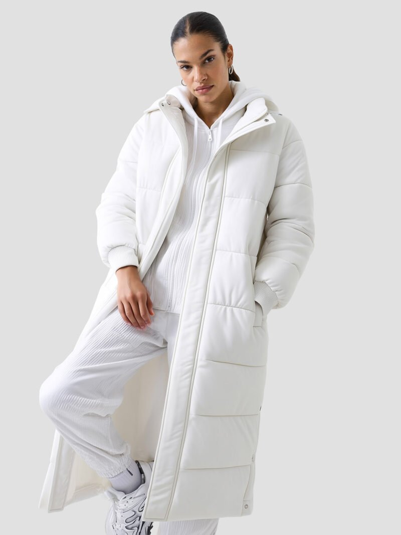 extra long women's down jacket
