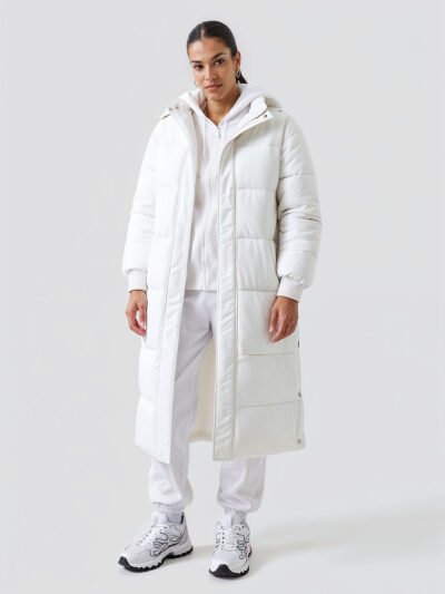 extra long women's down jacket