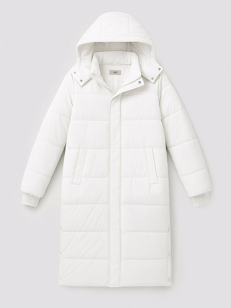 extra long women's down jacket