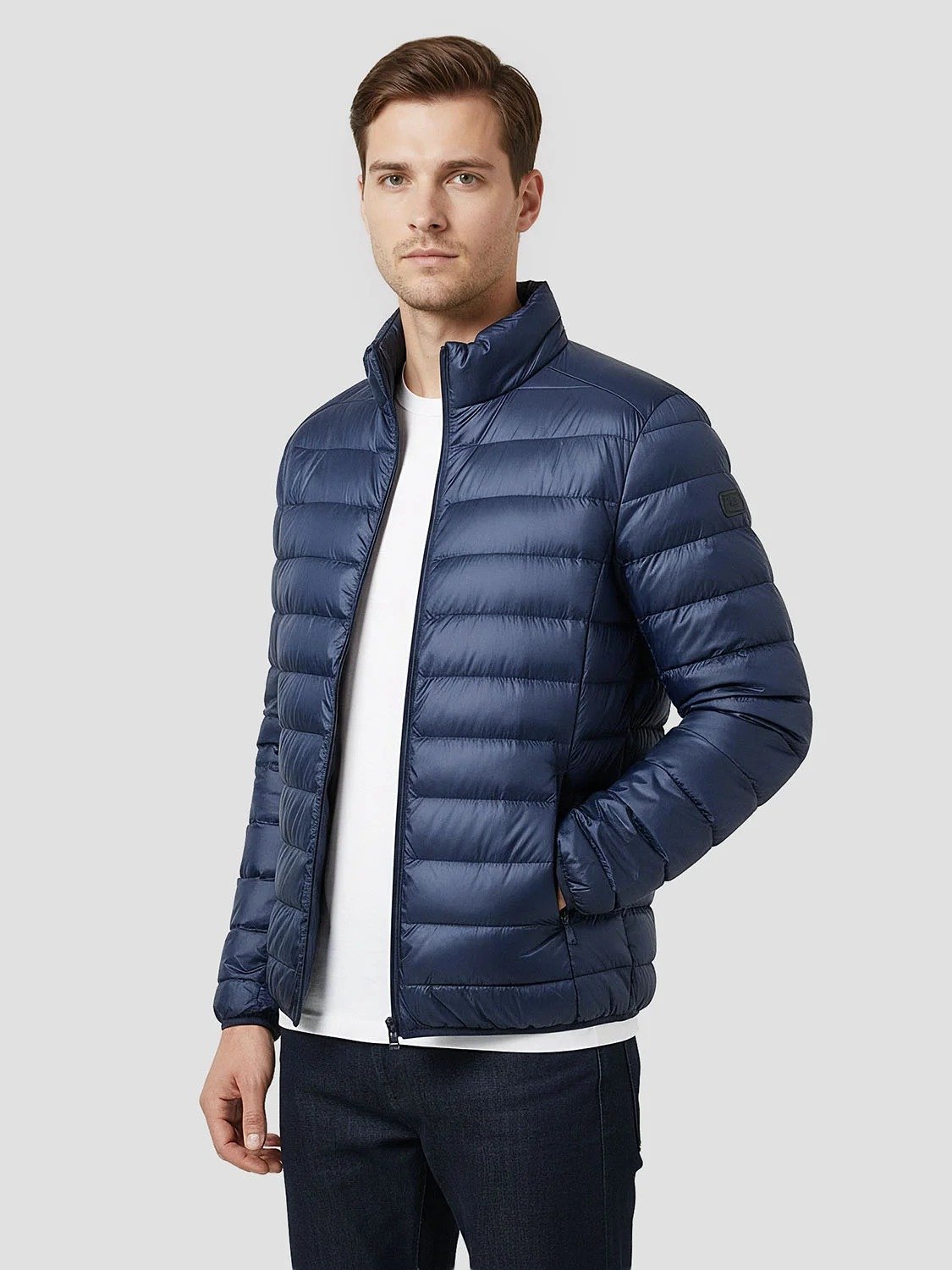 EDGE – Doudoune courte homme fine 3 imgi 46 mens short down jacket