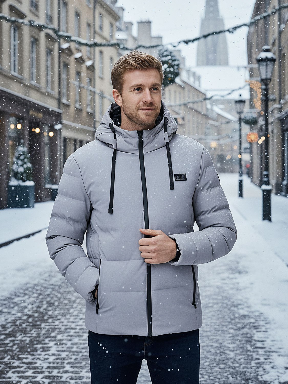 MAXHEAT – Doudoune chauffante grande taille 5 large size heated down jacket