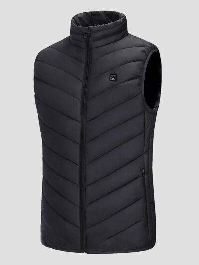 men's heated sleeveless down jacket