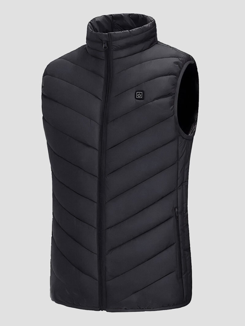 men's heated sleeveless down jacket