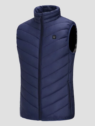 men's heated sleeveless down jacket