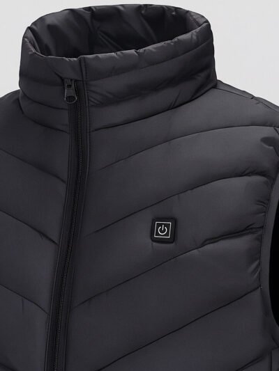 men's heated sleeveless down jacket