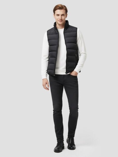 men's lightweight sleeveless down jacket