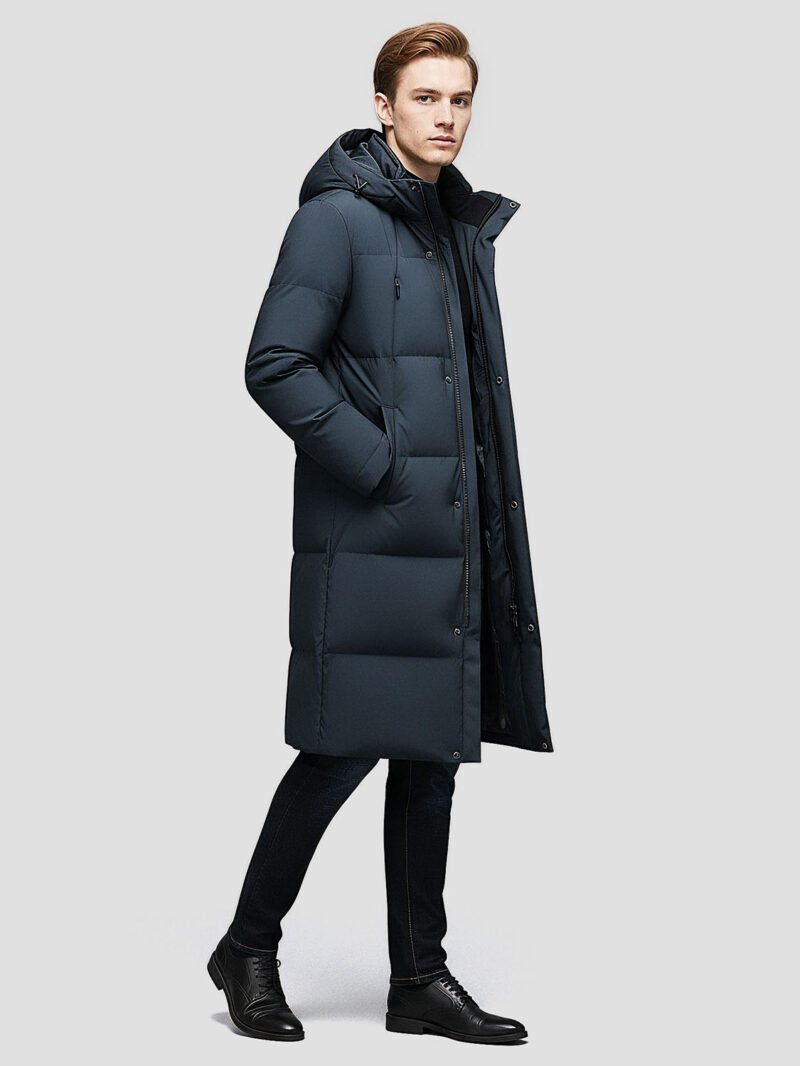 men's long down jacket
