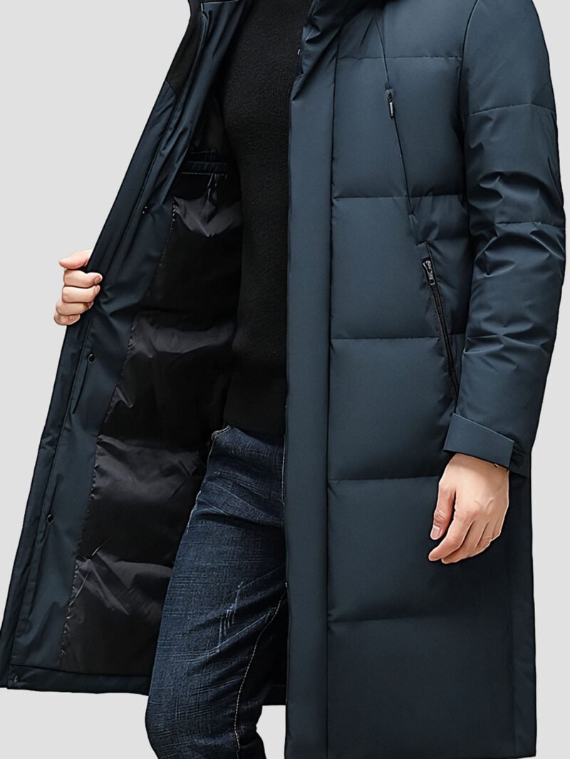 men's long down jacket