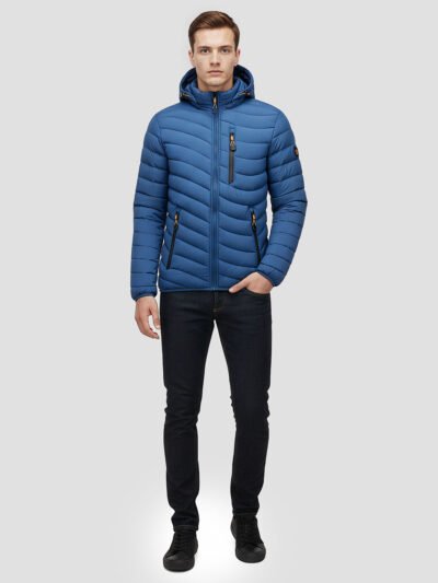 men's ski touring down jacket