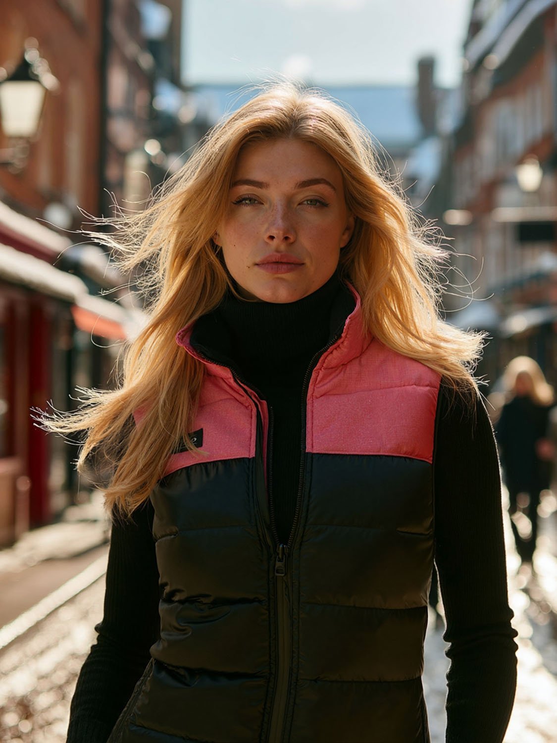 self-heating down jacket