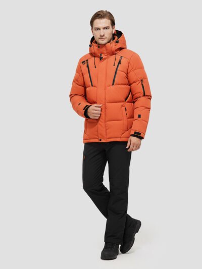 very warm men's down jacket