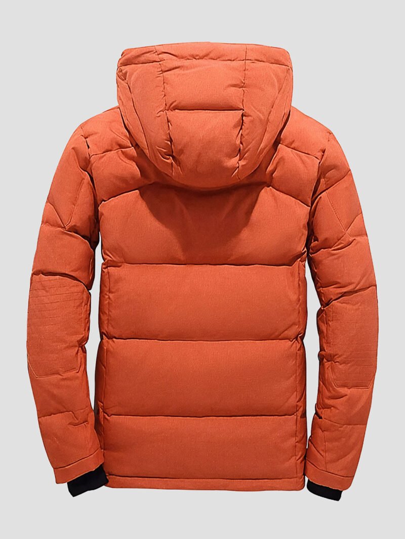 very warm men's down jacket