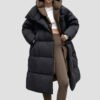 very warm women's down jacket