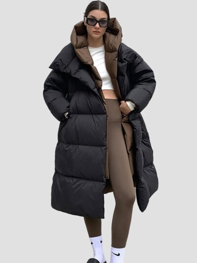 very warm women's down jacket