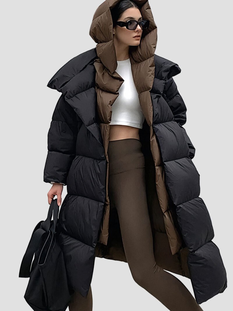 very warm women's down jacket