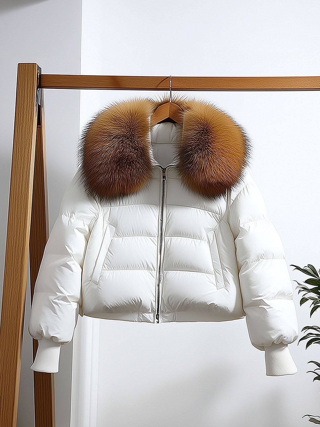 MAGNAFUR – Doudoune grosse fourrure femme 7 womens big fur down jacket 6