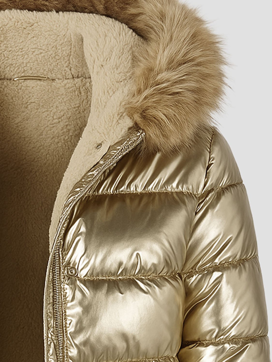 NORDIK – Doudoune femme capuche en fourrure 7 women's down jacket with fur hood