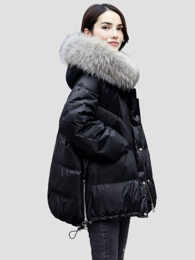 women's fur collar down jacket
