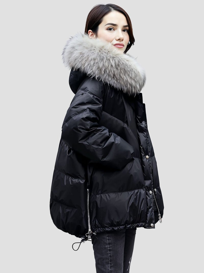 women's fur collar down jacket