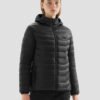 women's heated down jacket with battery