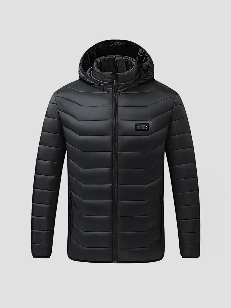 women's heated down jacket with battery