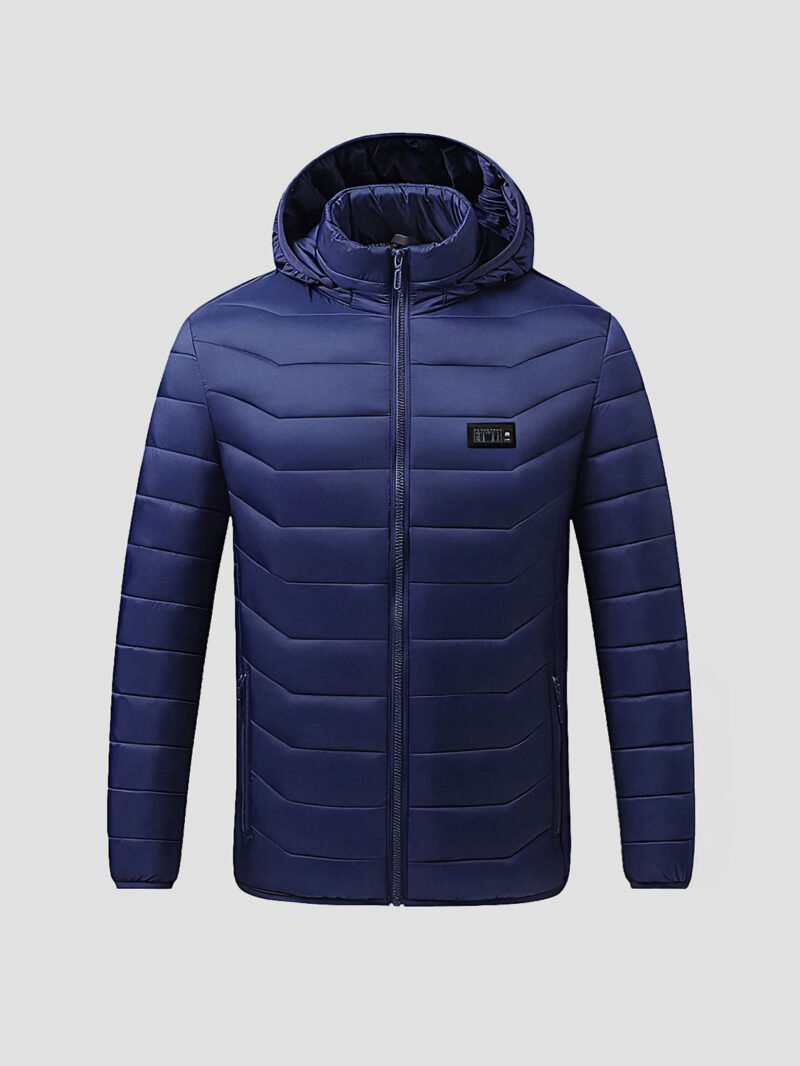 women's heated down jacket with battery