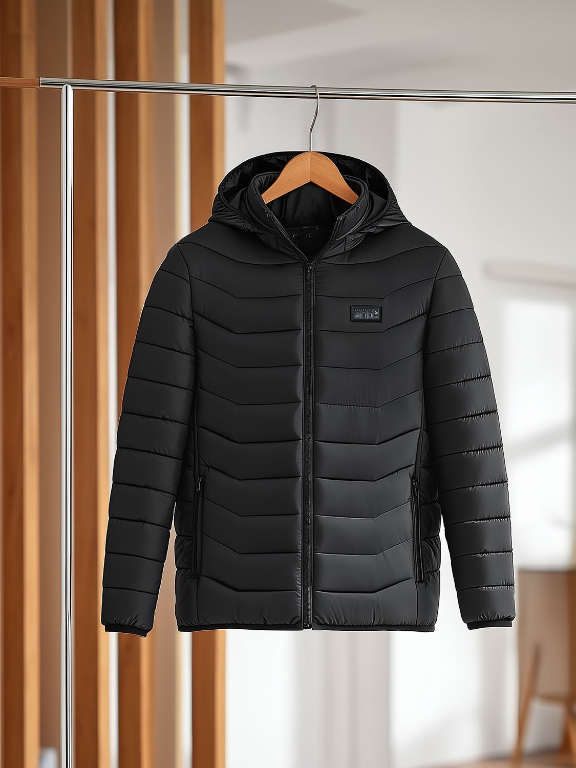 VOLTA – Doudoune chauffante femme avec batterie 7 womens heated down jacket with battery 9