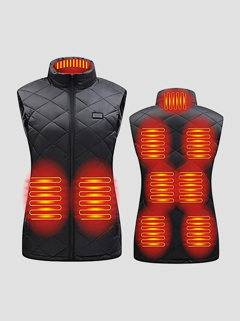 women's heated sleeveless down jacket