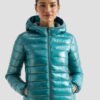 women's lightweight down jacket with hood