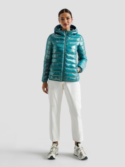 women's lightweight down jacket with hood