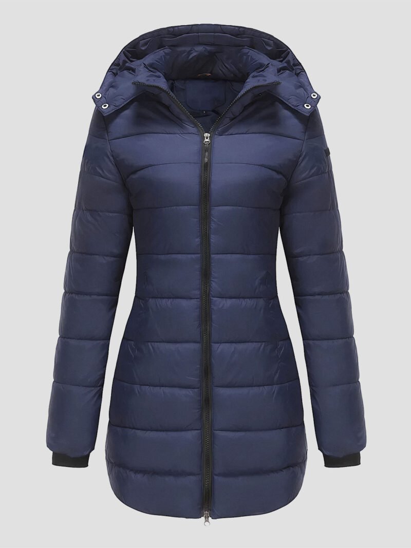 women's mid-length down jacket