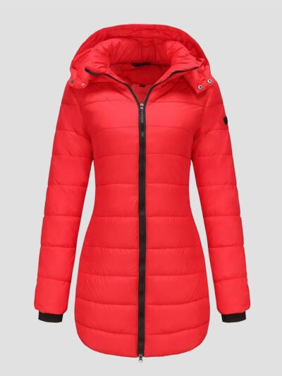 women's mid-length down jacket