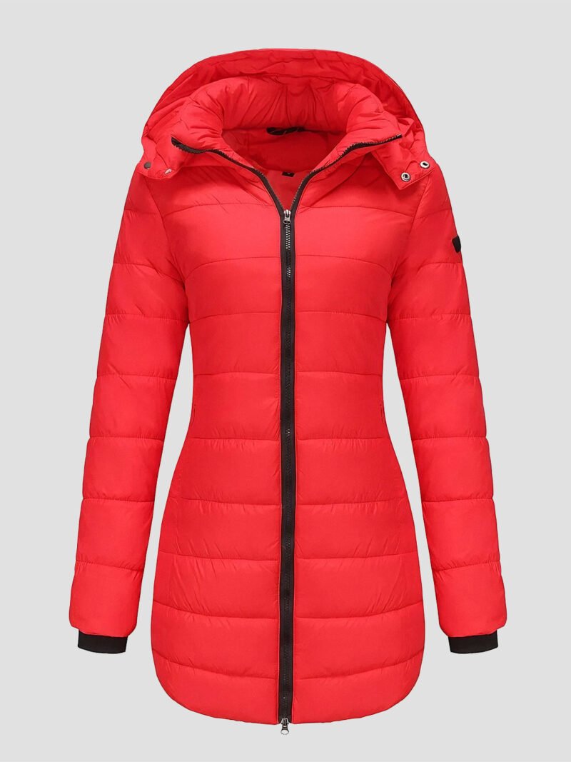 women's mid-length down jacket