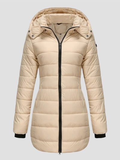 women's mid-length down jacket