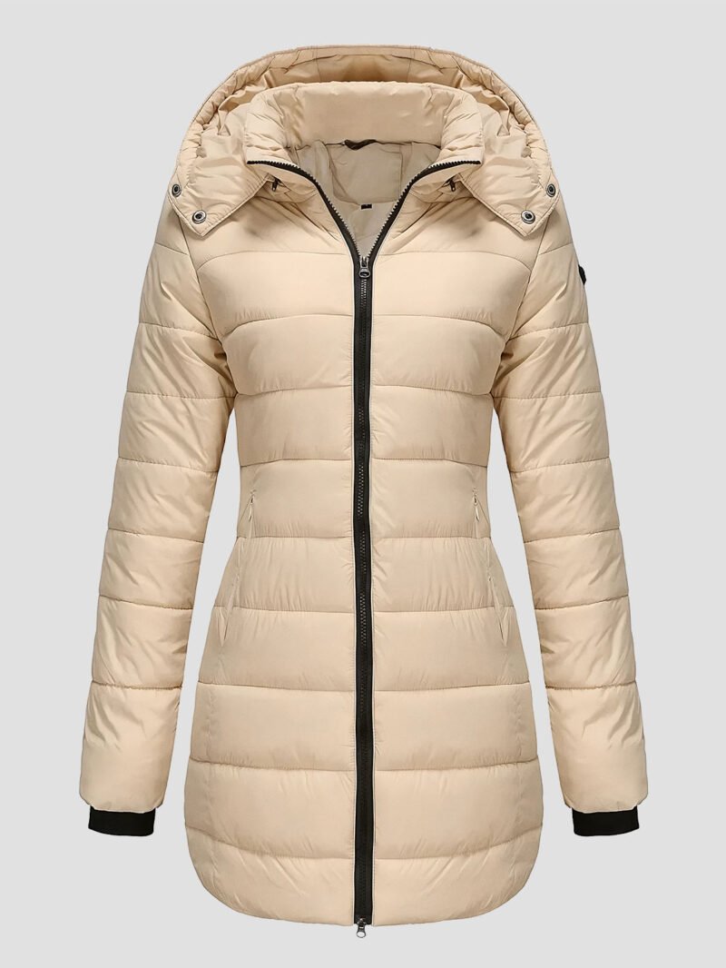 women's mid-length down jacket