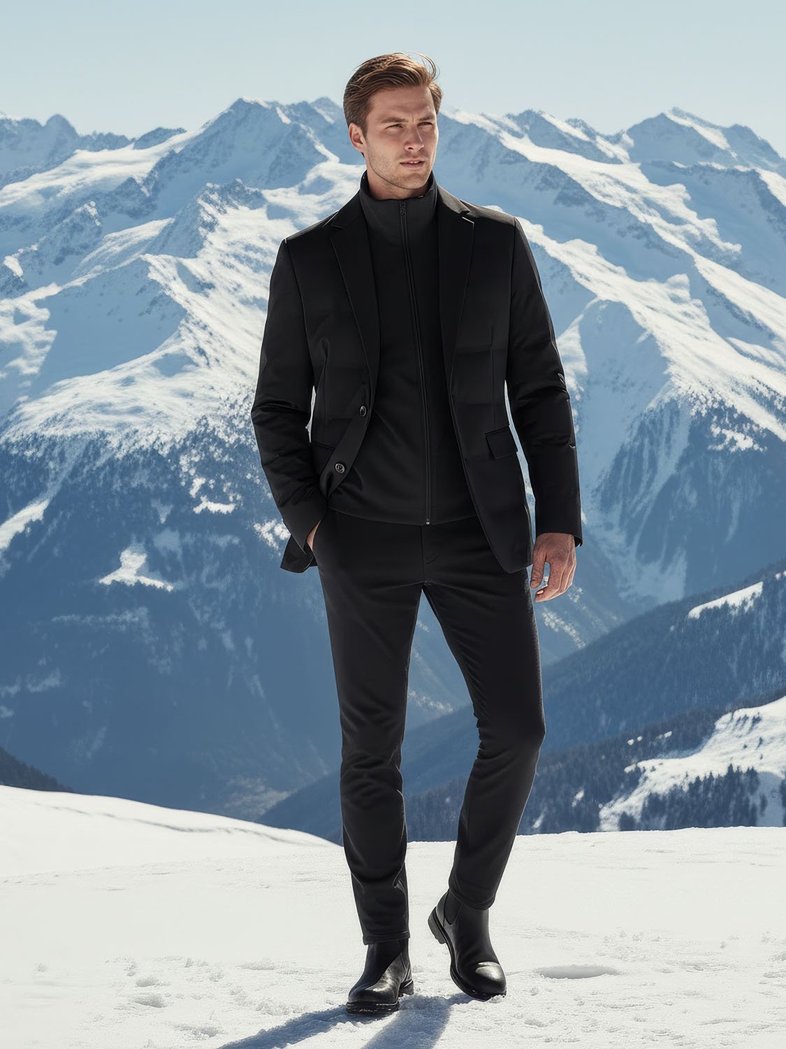 COUTURE – Doudoune chic homme 5 men's chic down jacket