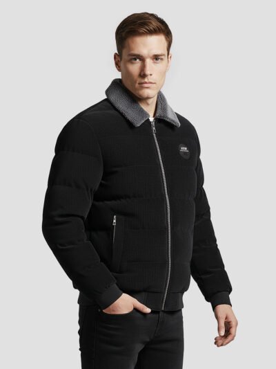 Men's corduroy down jacket