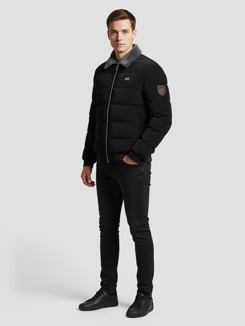 Men's corduroy down jacket