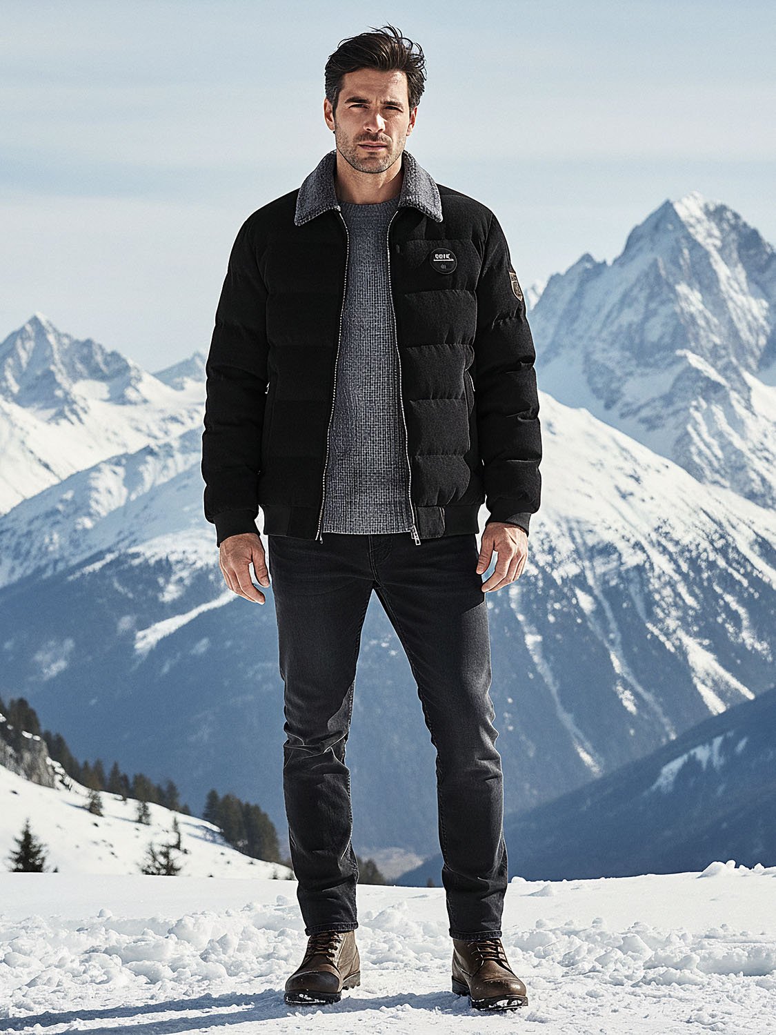 CORDURA – Doudoune velours côtelé Homme 5 Men's corduroy down jacket