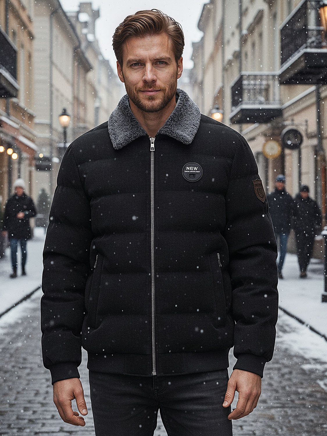 CORDURA – Doudoune velours côtelé Homme 6 mens corduroy down jacket 7