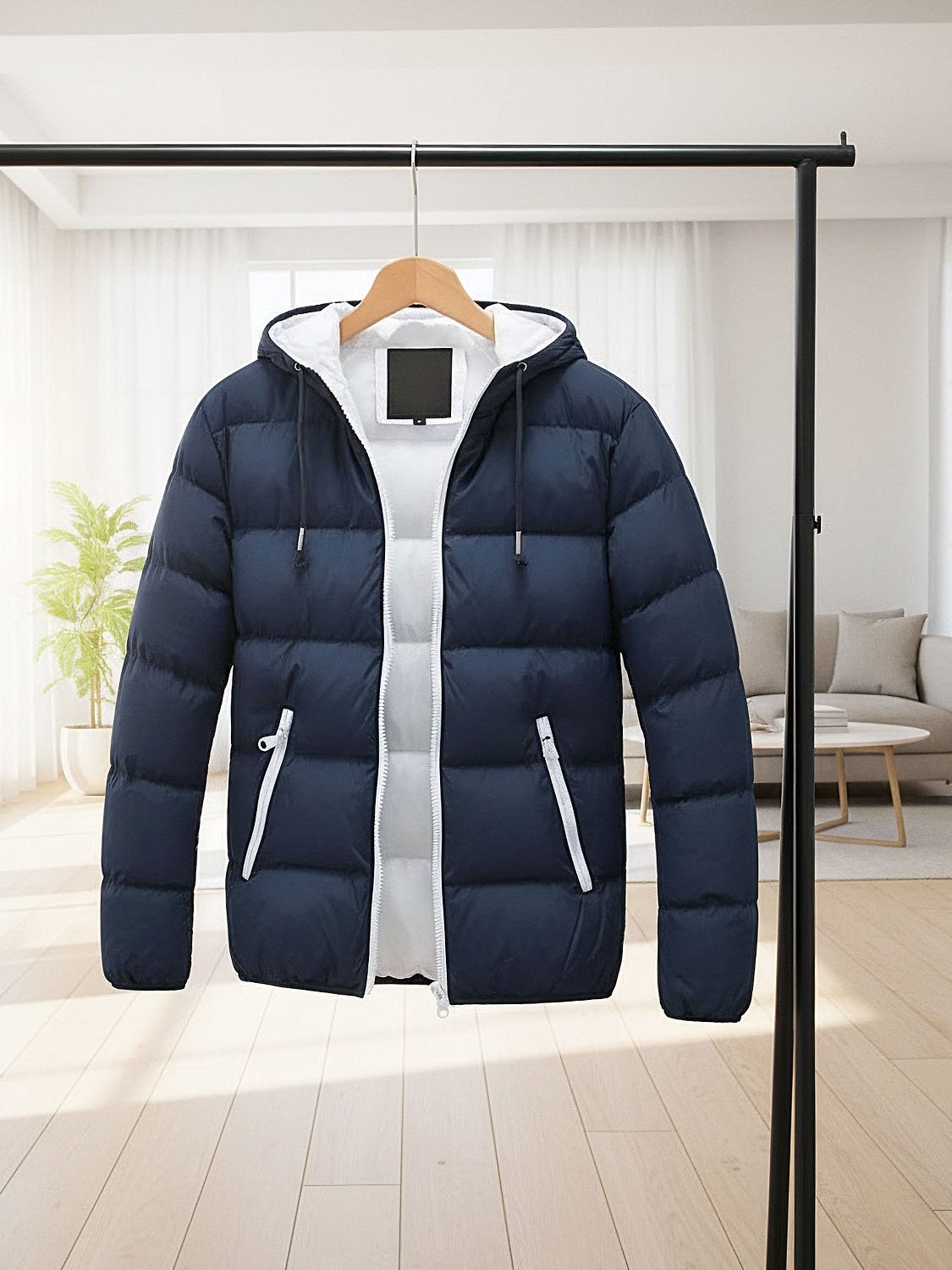 NAVYLIGHT – Doudoune légère homme bleu marine 7 mens lightweight navy blue down jacket 7