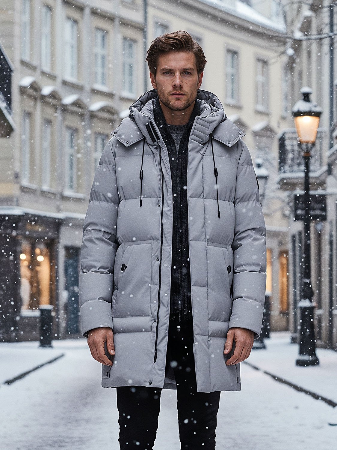 CAPMAX – Doudoune longue à capuche homme 6 mens long hooded down jacket 8