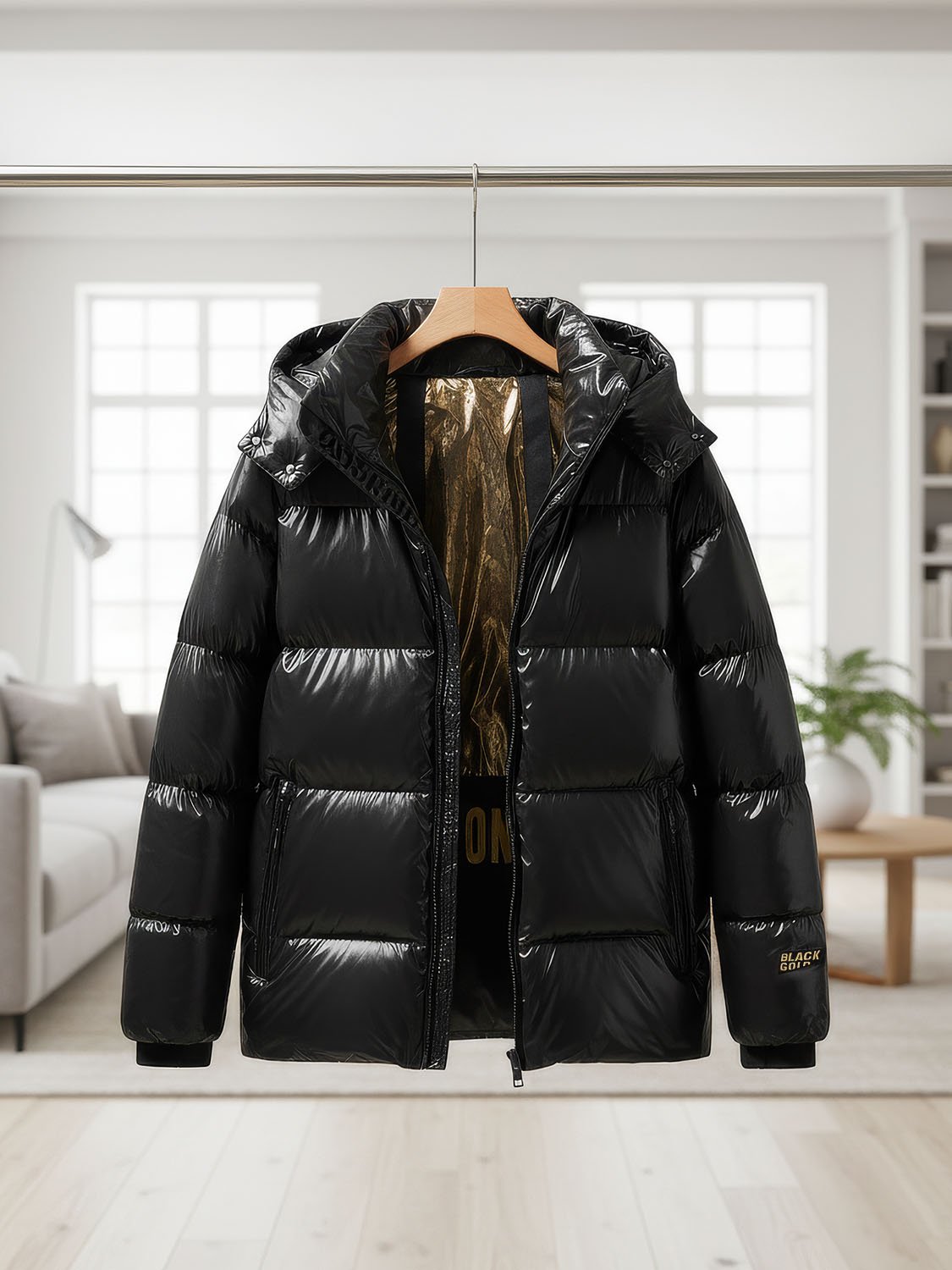 SHINYMAT – Doudoune matelassée brillante homme 7 men's shiny quilted down jacket