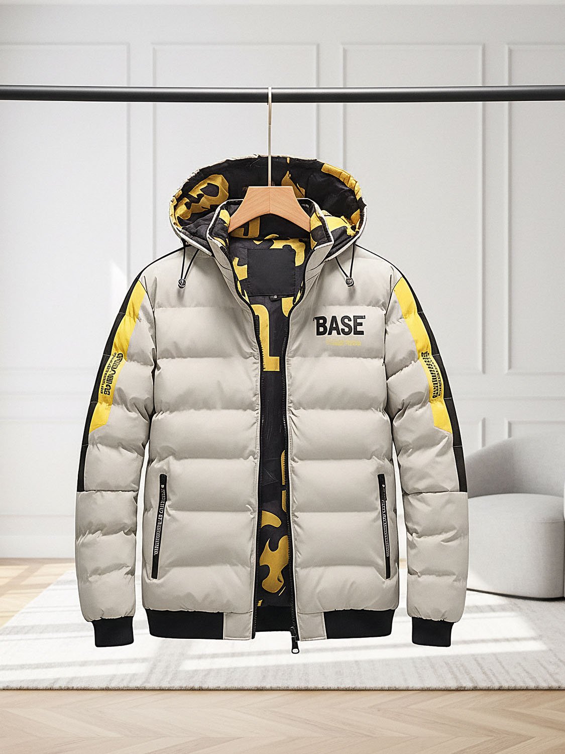 men's ski down jacket