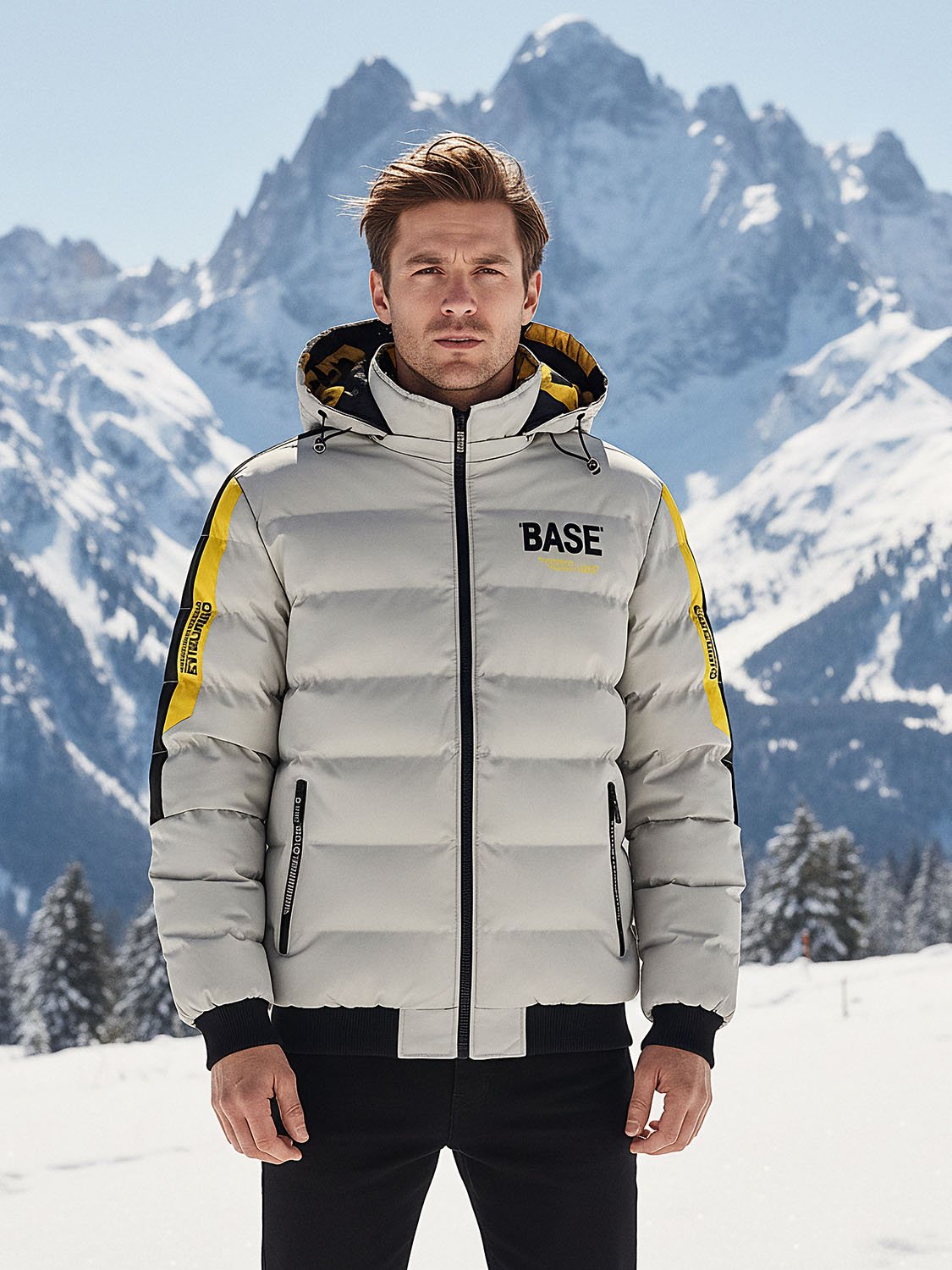 men's ski down jacket